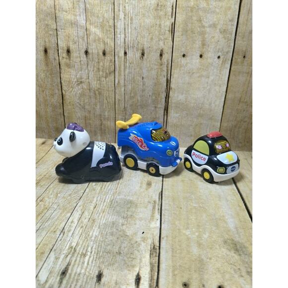 Vtech Go Go Smart Wheels 8 Vehicles Firetruck Police Helicopters Convertible - Picture 3 of 5